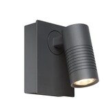 LED -dæmpbar vægplads udenfor - 1x8W 2700K - IP54 - Anthracite