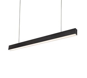 LED hængende lampe sort - 4000K Neutral hvid - 72W - op og ned lys - 168 cm lang LED hængende lampe sort - 4000K Neutral hvid - 72W - op og ned lys - 168 cm lang