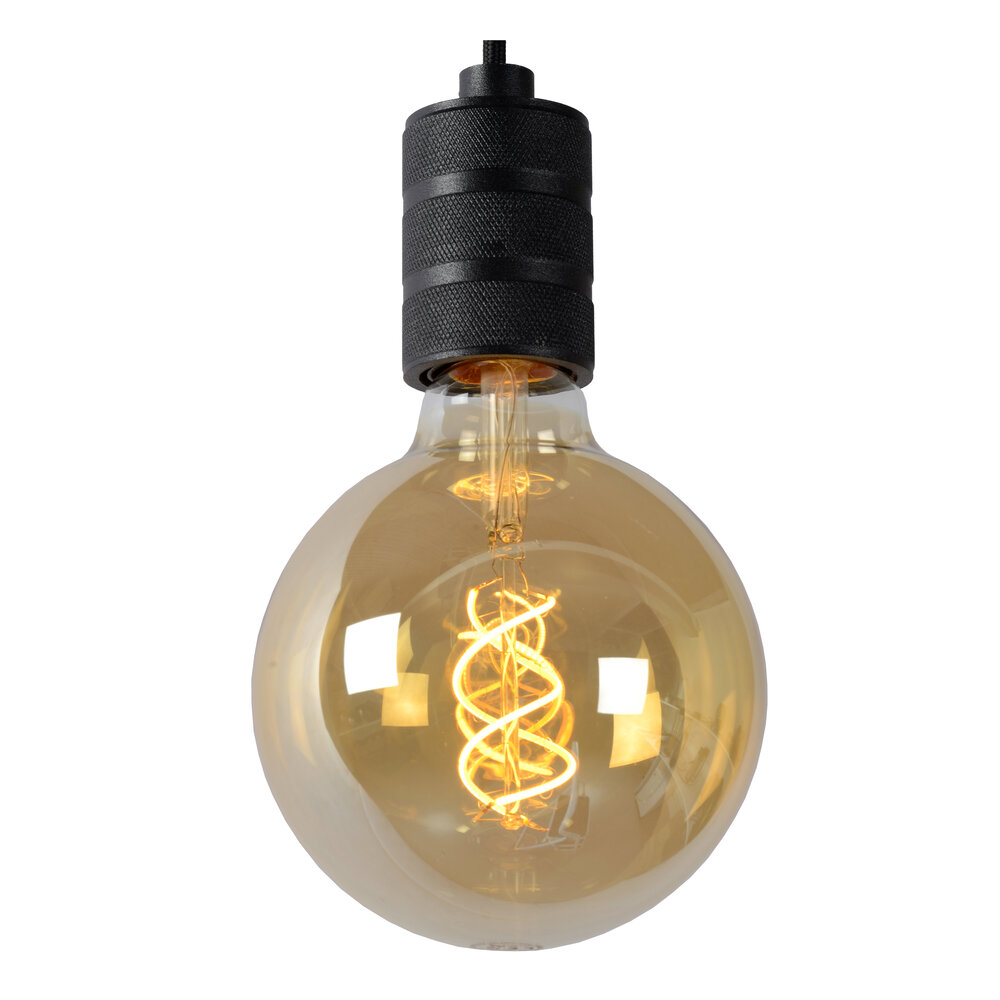 Lucide Jova - hængende lampe - Ø 4,6 cm - E27 - sort