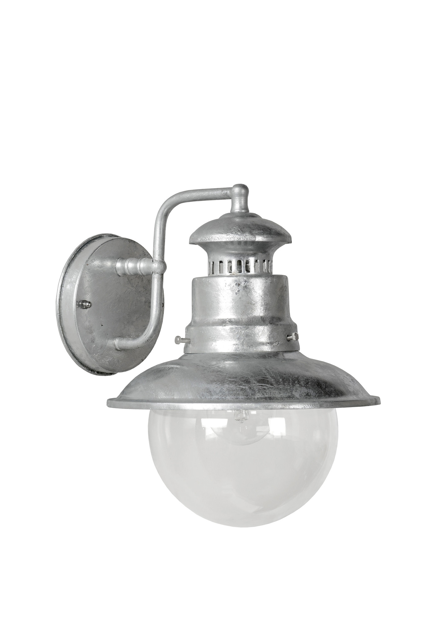 Væglampe Udendørs - Ø 21,3 cm - 1xE27 IP44 - Zink -