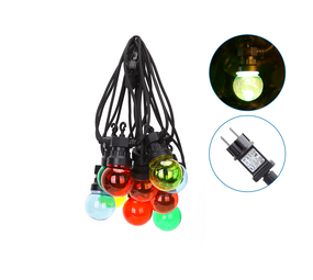 Aigostar Lysslange udendørs RGB IP44 - 4,5 meter 6W - inkl. 10 LED-lamper forskellige Lystemperature Aigostar Lysslange udendørs RGB IP44 - 4,5 meter 6W - inkl. 10 LED-lamper forskellige Lystemperature