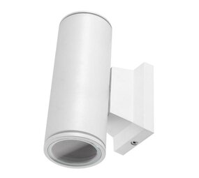 Aigostar UDSALG LED GU10 rund væglampe hvid IP65 - Dobbelt til 2 LED GU10 spots Aigostar UDSALG LED GU10 rund væglampe hvid IP65 - Dobbelt til 2 LED GU10 spots