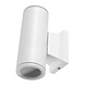 UDSALG LED GU10 rund væglampe hvid IP65 - Dobbelt til 2 LED GU10 spots UDSALG LED GU10 rund væglampe hvid IP65 - Dobbelt til 2 LED GU10 spots