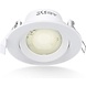LED forsænket spot - 7W erstatter 41W - hulstørrelse ø75-80mm - valgfri lystemperatur - kan vippes LED forsænket spot - 7W erstatter 41W - hulstørrelse ø75-80mm - valgfri lystemperatur - kan vippes