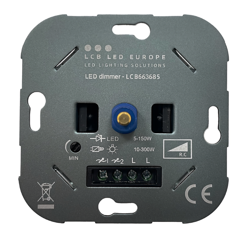 LED lysdæmper indbygget 5-150W - Universal Phase cut - Ledpaneler.dk