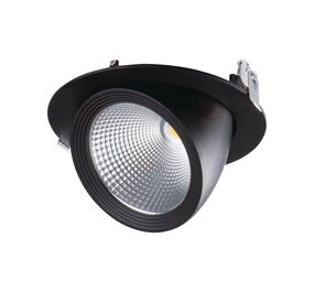 Kanlux LED Downlight bananspot sort - 23W 110lm p/w - 4000K - 3 års garanti Kanlux LED Downlight bananspot sort - 23W 110lm p/w - 4000K - 3 års garanti