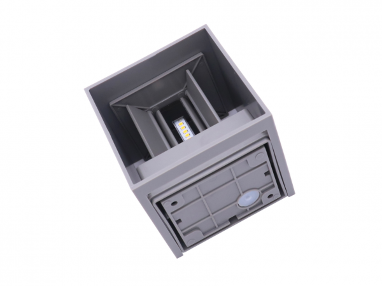 LED Line LED Væglampe grå IP54 - 2x3W - Valgfri lystemperatur - justerbar lysfordeling LED Line LED Væglampe grå IP54 - 2x3W - Valgfri lystemperatur - justerbar lysfordeling