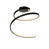 Lucide LED-loftslampe - dæmpbar - MAXENCE sort 35cm - 24W 3000K - 3-StepDim