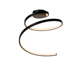 Lucide LED-loftslampe - dæmpbar - MAXENCE sort 35cm - 24W 3000K - 3-StepDim Lucide LED-loftslampe - dæmpbar - MAXENCE sort 35cm - 24W 3000K - 3-StepDim