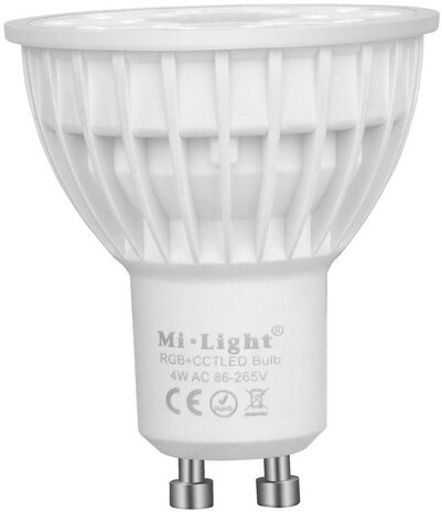 Mi-Light WiFi LED GU10 4W - RGB+CCT - Styr med Mi-Light-appen Mi-Light WiFi LED GU10 4W - RGB+CCT - Styr med Mi-Light-appen