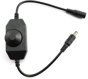 LCB LED Strip ledningsdæmper sort 12-24V