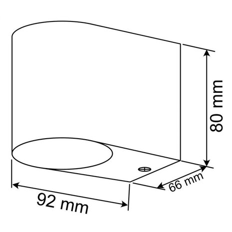UDSALG LED Væglampe - GU10 armatur - IP44 stænktæt - Ekskl. lyskilde UDSALG LED Væglampe - GU10 armatur - IP44 stænktæt - Ekskl. lyskilde