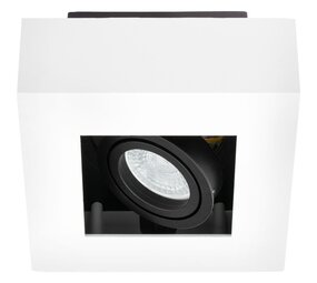 LED Loftsspot hvid sort - 1x GU10 armatur LED Loftsspot hvid sort - 1x GU10 armatur