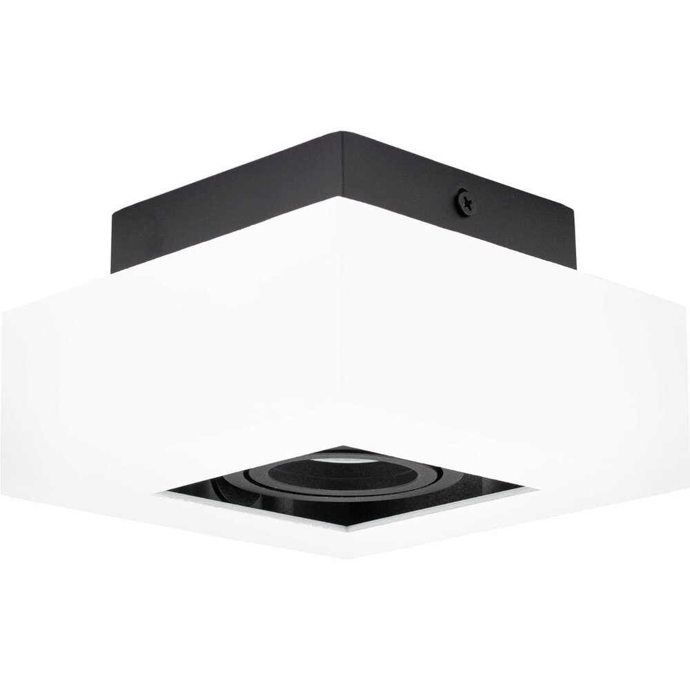 LED Loftsspot hvid sort - 1x GU10 armatur LED Loftsspot hvid sort - 1x GU10 armatur