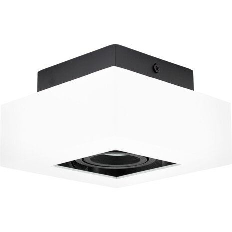 LED Loftsspot hvid sort - 1x GU10 armatur LED Loftsspot hvid sort - 1x GU10 armatur