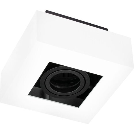 LED Loftsspot hvid sort - 1x GU10 armatur LED Loftsspot hvid sort - 1x GU10 armatur