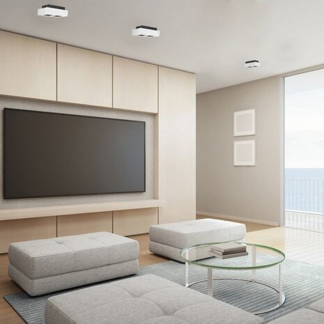 LED Loftsspot hvid sort - 2x GU10 armatur LED Loftsspot hvid sort - 2x GU10 armatur