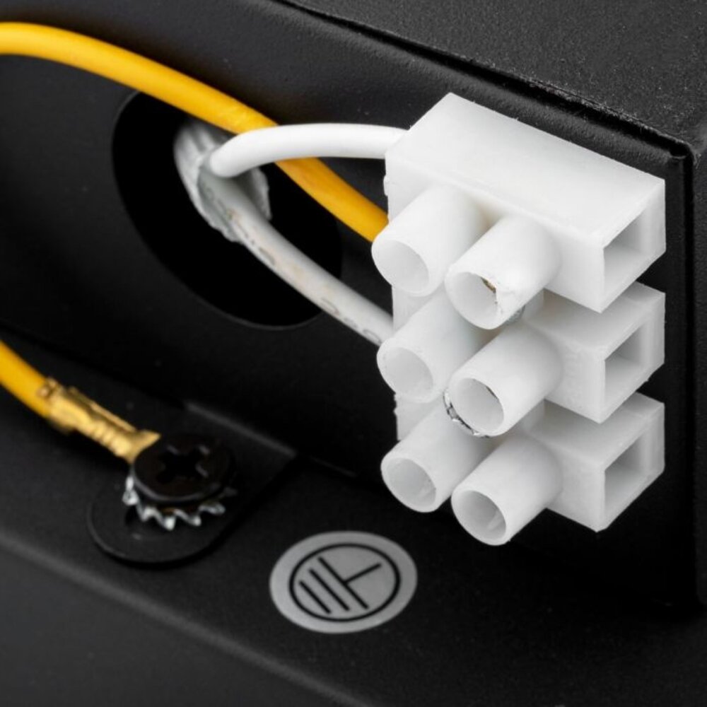 LED AR111 GU10  indbygningsspot sort - Dobbelt