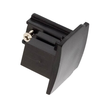 Spectrum Endestykke til - LED 3 faset skinne sort - Universal 3 faset Spectrum Endestykke til - LED 3 faset skinne sort - Universal 3 faset