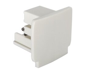 Spectrum LED skinner 3-faset - endestykke hvid - 5 års garanti Spectrum LED skinner 3-faset - endestykke hvid - 5 års garanti