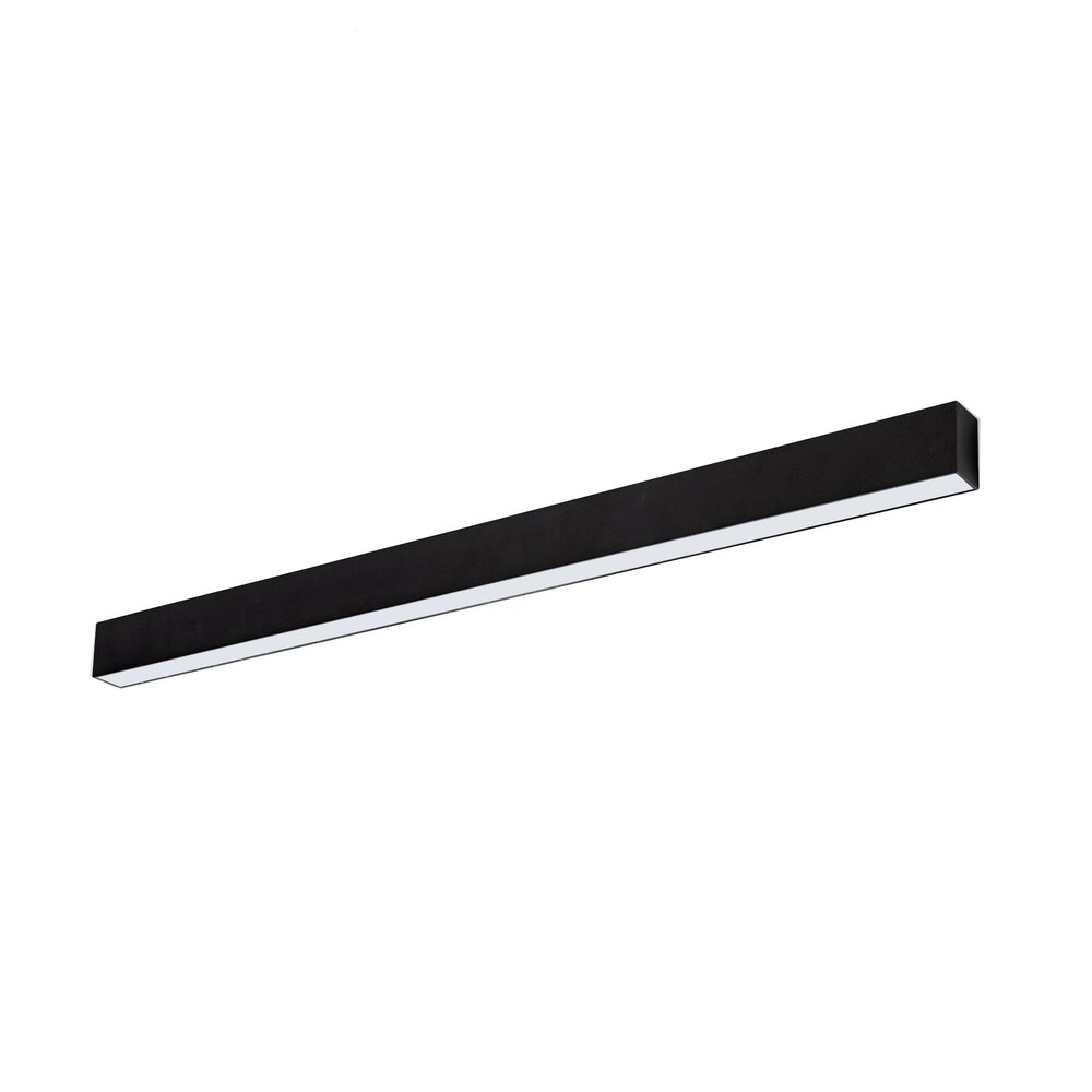 Spectrum LED aflangt armatur sort - 112cm 36W 4000K