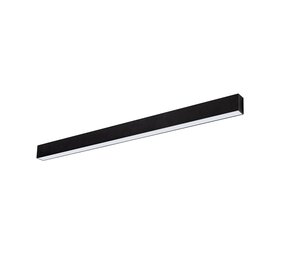 Spectrum LED aflangt armatur sort - 112cm 36W 4000K