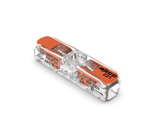 WAGO WAGO samlemuffe  1-vejs - 0,2 - 4mm² - æske med 60 stk WAGO WAGO samlemuffe  1-vejs - 0,2 - 4mm² - æske med 60 stk