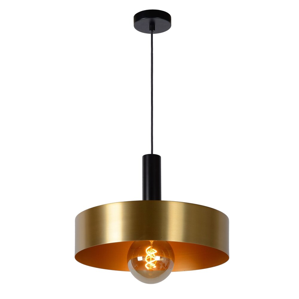 Lucide LED pendellampe GIADA - Matt guld - Ø40 - 1xE27 - 60W - stål