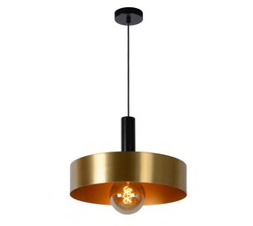 Lucide LED pendellampe GIADA - Matt guld - ÃƒËœ40 - 1xE27 - 60W - StÃƒ ¥l