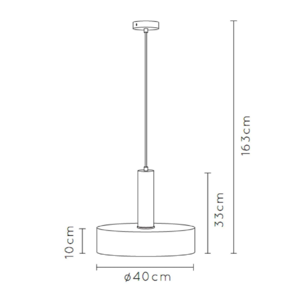 Lucide LED pendellampe GIADA - Matt guld - Ø40 - 1xE27 - 60W - stål