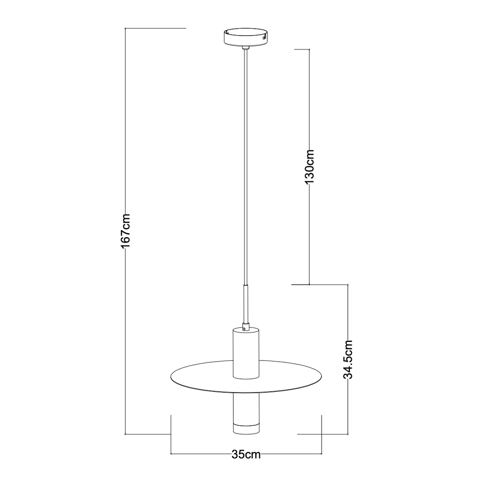 Lucide LED pendellampe SELIN - Sort - Ø35 - 1xGU10 - 35W - Metal Lucide LED pendellampe SELIN - Sort - Ø35 - 1xGU10 - 35W - Metal