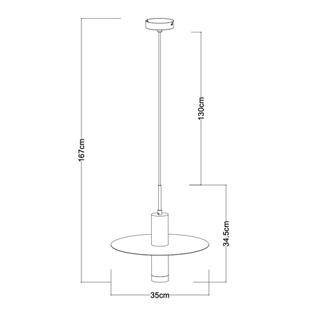 Lucide LED pendellampe SELIN - Sort - Ø35 - 1xGU10 - 35W - Metal Lucide LED pendellampe SELIN - Sort - Ø35 - 1xGU10 - 35W - Metal