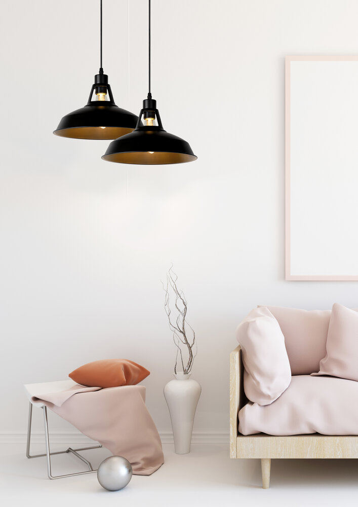 Lucide LED pendellampe BRASSY-BIS - Sort - Ø31 - 1xE27 - 60W - Metal Lucide LED pendellampe BRASSY-BIS - Sort - Ø31 - 1xE27 - 60W - Metal