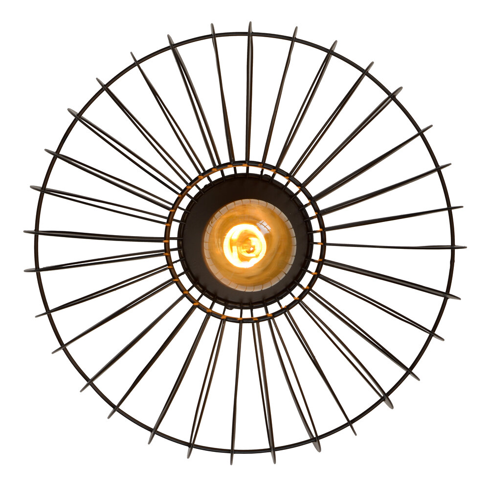 Lucide LED Loftslampe REDA - sort - 1x E27 armatur - 32cm