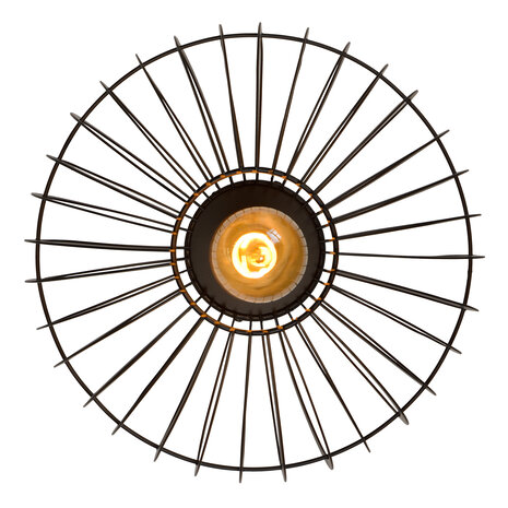 Lucide LED Loftslampe REDA - sort - 1x E27 armatur - 32cm