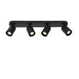 Lucide LED loftsspot - Sort - Punch - til 4x GU10 - 230v tilslutning Lucide LED loftsspot - Sort - Punch - til 4x GU10 - 230v tilslutning