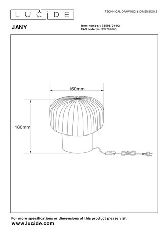 Lucide LED Bordlampe - Ø 16 cm - 1xE14 - Matt Guld / Messing Lucide LED Bordlampe - Ø 16 cm - 1xE14 - Matt Guld / Messing