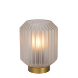 Lucide LED Bordlampe - Ø13 cm - 1xE14 - Hvid