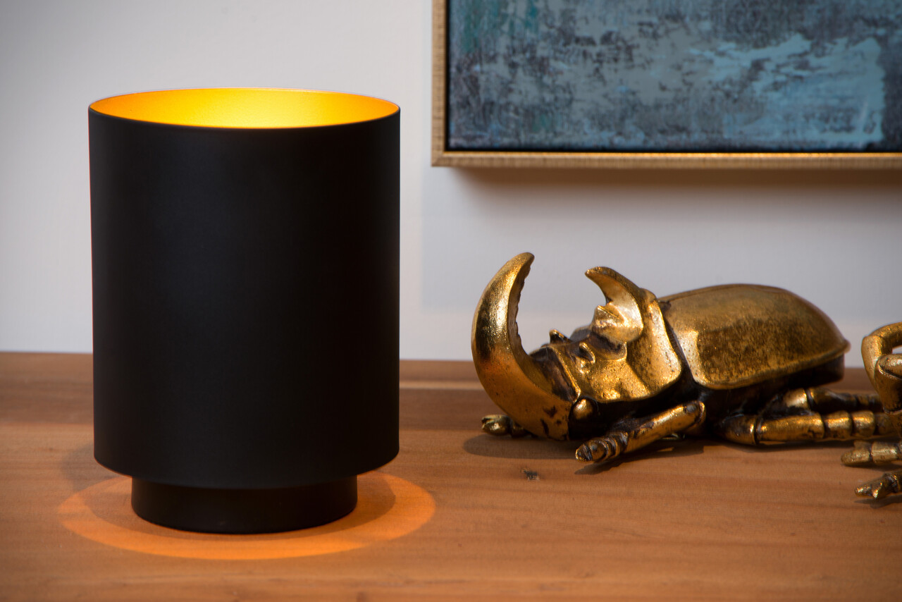 Lucide LED Bordlampe - Ø 12 cm - 1xE14 - Sort Lucide LED Bordlampe - Ø 12 cm - 1xE14 - Sort