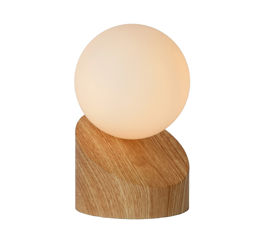 LED Bordlampe - Ø 10 cm - 1xG9 - Lyst træ