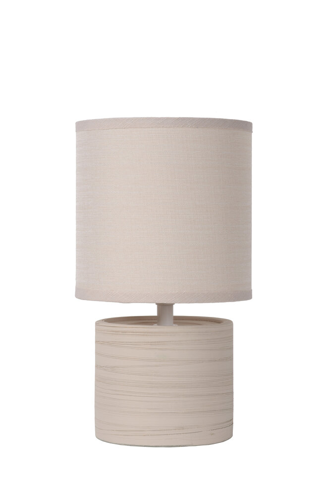 Lucide LED Bordlampe - Ø 14 cm - 1xE14 - Beige Lucide LED Bordlampe - Ø 14 cm - 1xE14 - Beige