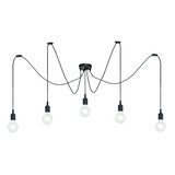 Lucide Lucide FIX MULTIPLE - Pendellampe - 5xE27 - Sort