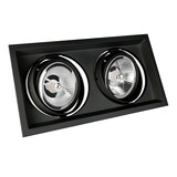 Spectrum LED Indbygningsspot Maxi DUO - GU10 AR111 - ekskl. LED-spot - mat sort Spectrum LED Indbygningsspot Maxi DUO - GU10 AR111 - ekskl. LED-spot - mat sort