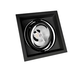 Spectrum LED Indbygningsspot Maxi UNO - GU10 AR111 - ekskl. LED-spot - mat sort Spectrum LED Indbygningsspot Maxi UNO - GU10 AR111 - ekskl. LED-spot - mat sort