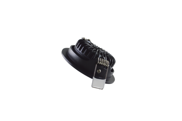 LCB LED forsænket spot firkantet sort Dæmpbar - 5W erstatter 50W - 2700K Varm hvid