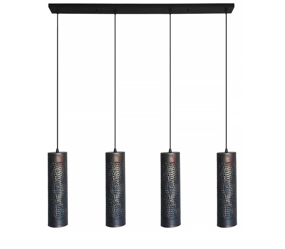 Freelight Pendellampe Forato 4-pære lige røget brun Freelight Pendellampe Forato 4-pære lige røget brun