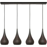 Freelight Pendellampe Bruciato 4-pære røget brun