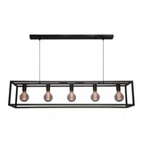 Freelight Pendellampe Esteso 5-light Sort