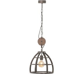 Freelight Pendellampe Birdie 35cm Sort/jern/træ Freelight Pendellampe Birdie 35cm Sort/jern/træ