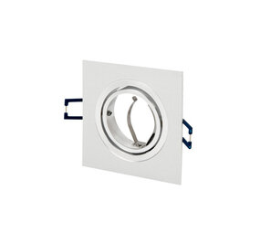 LED Line Udsalg LEDOM Downlight alu. firkantet hvid børstet justerbar LED Line Udsalg LEDOM Downlight alu. firkantet hvid børstet justerbar